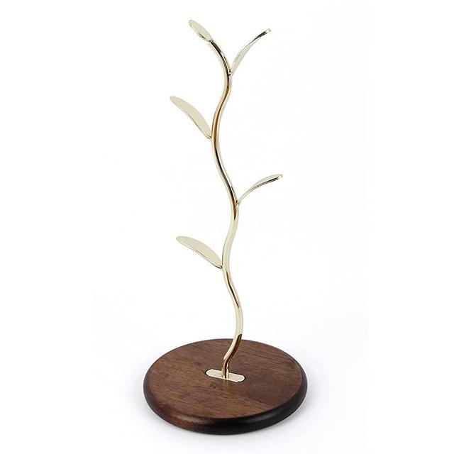 HoroM Gold Coffee Mug Tree for Counter, Coffee Mug Holder Stand, Mug Rack Countertop