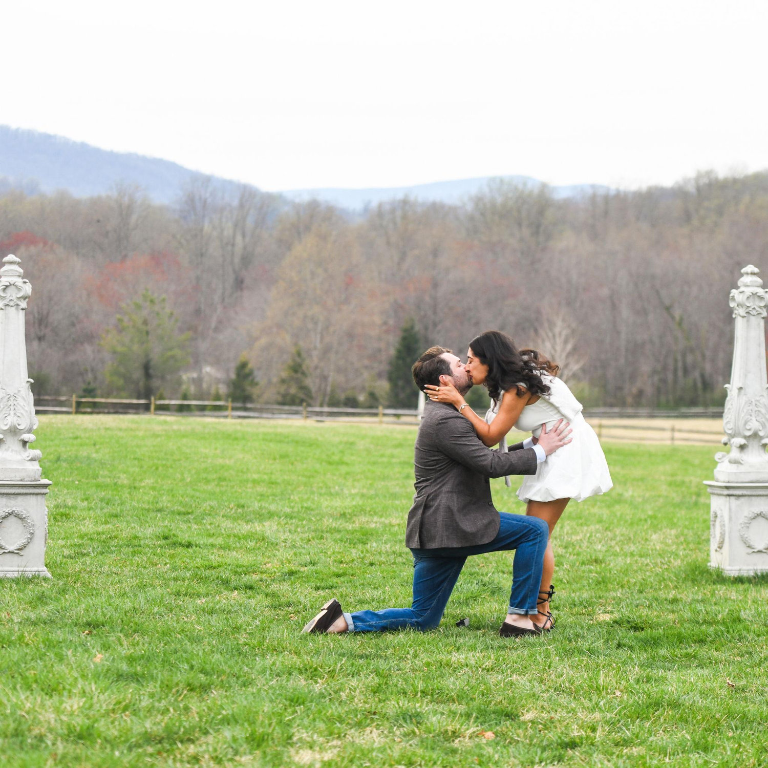 Parnian said YES in the Garden of Dreams at the Inn at Little Washington!