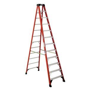 8 ft. Fiberglass Step Ladder with 300 lb. Load Capacity Type IA Duty Rating