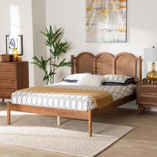 Thatcher Mid-Century Modern Wood Platform Bed
