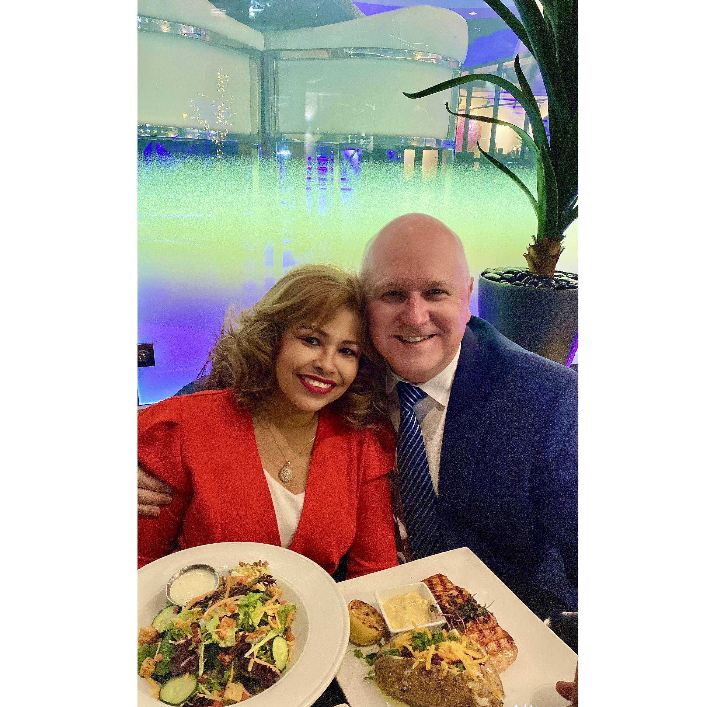 Valentine's Day dinner.