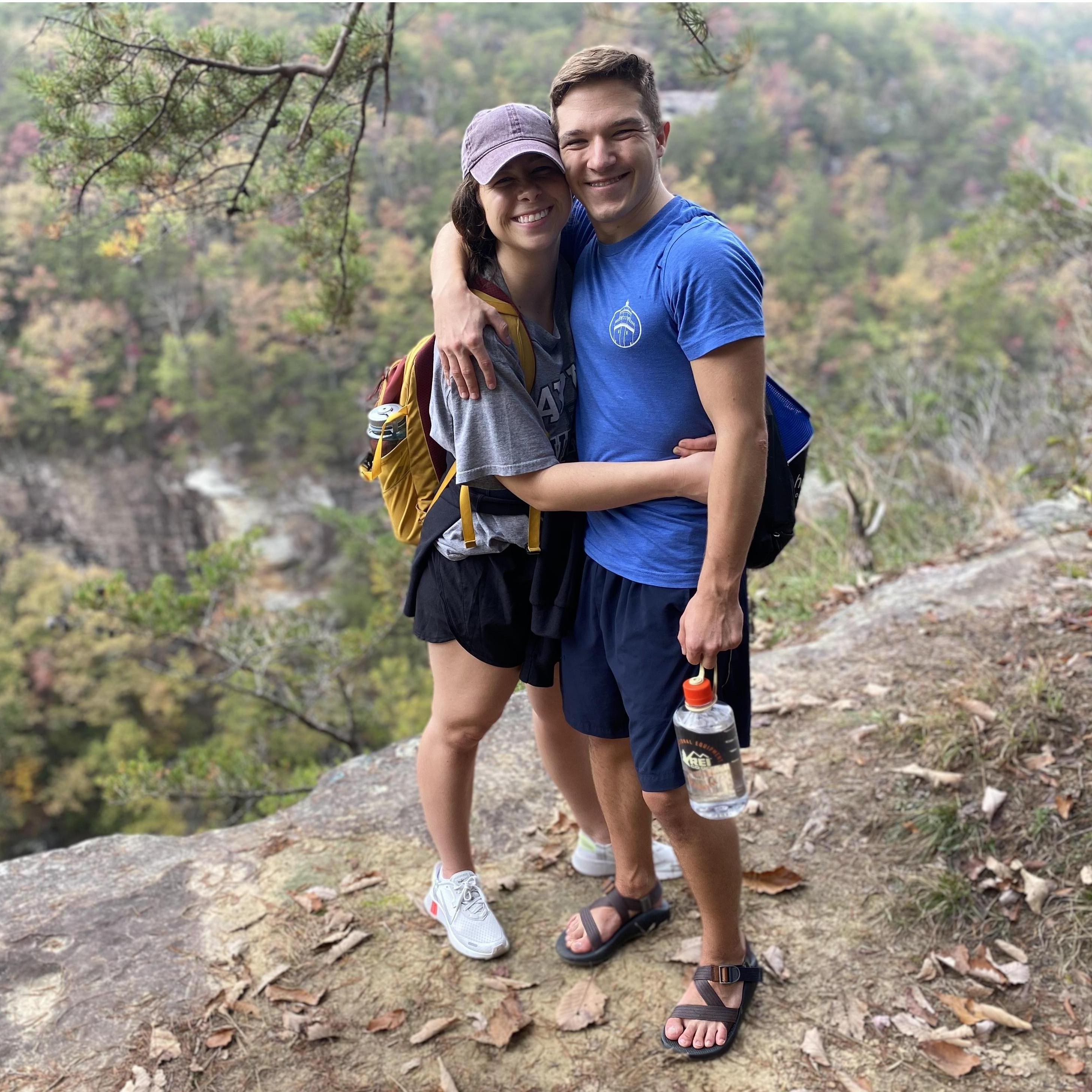 Visiting Chattanooga, TN, where Andrew’s college years were spent, for the first time last fall. Kristyn first knew she loved Andrew on this trip, 2 months into dating.