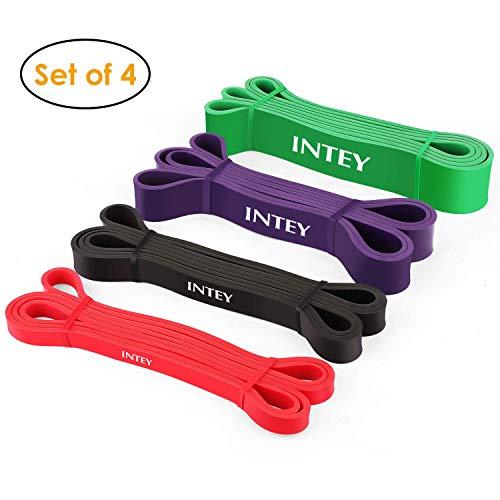 INTEY Pull up Assist Band Exercise Resistance Bands for Workout Body Stretch Powerlifting Band