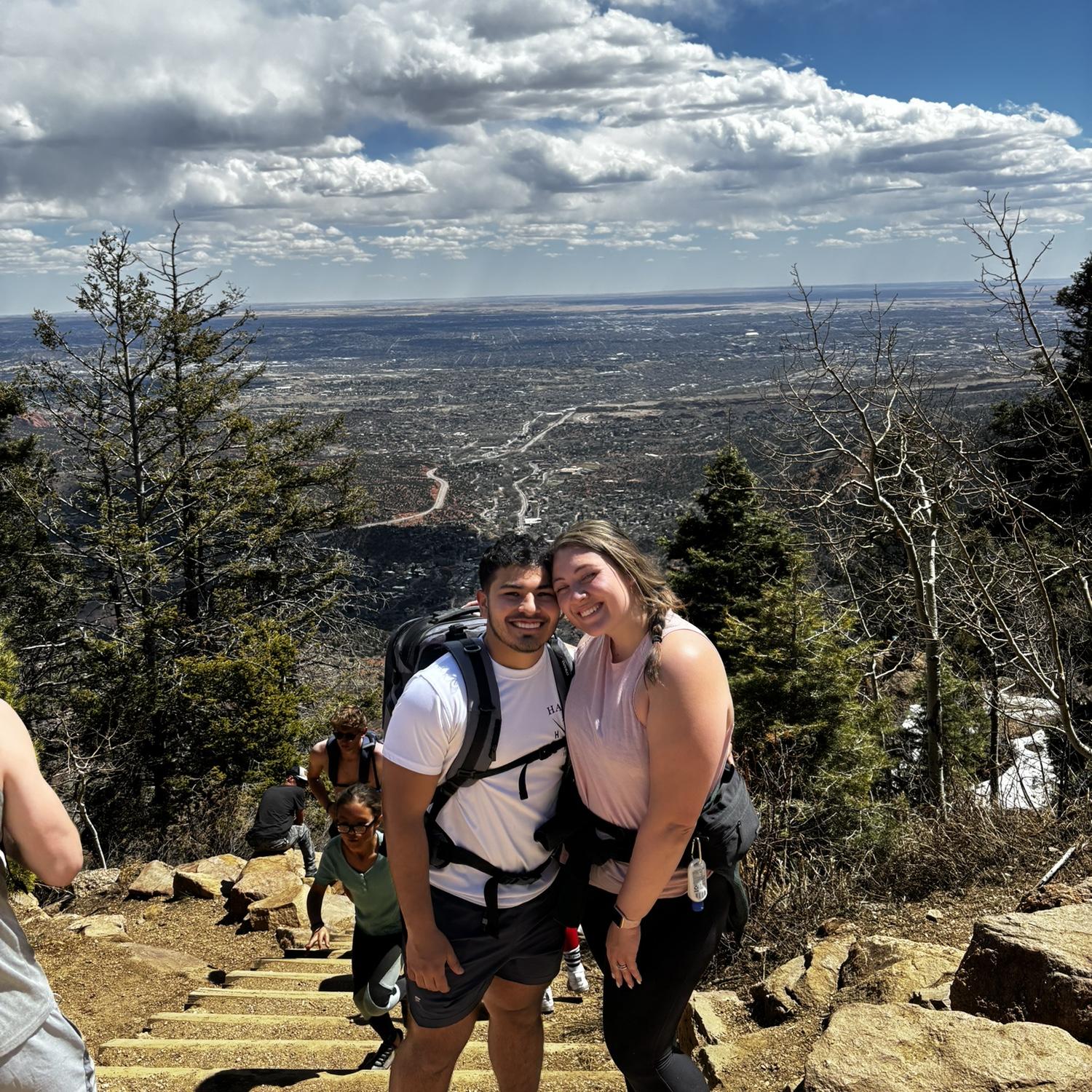 Mini-moon to Colorado. 2,774 stair climb up this incline!