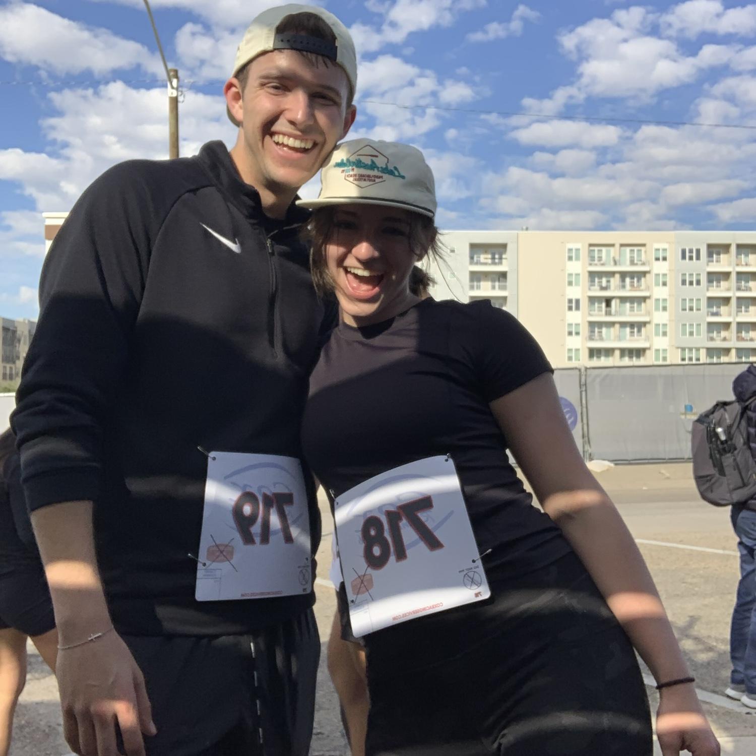 Our first race together!