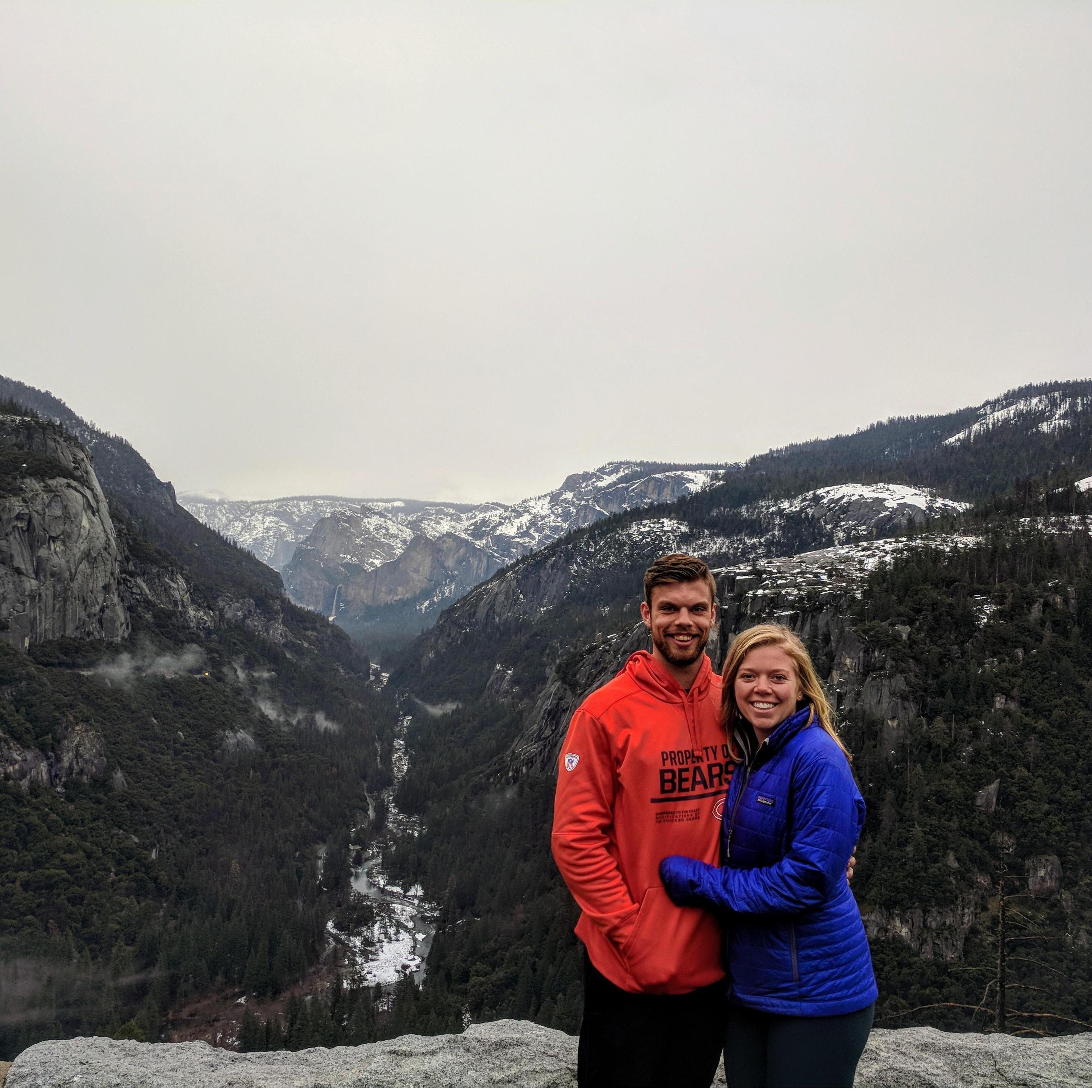 Celebrating our 2nd anniversary in Yosemite