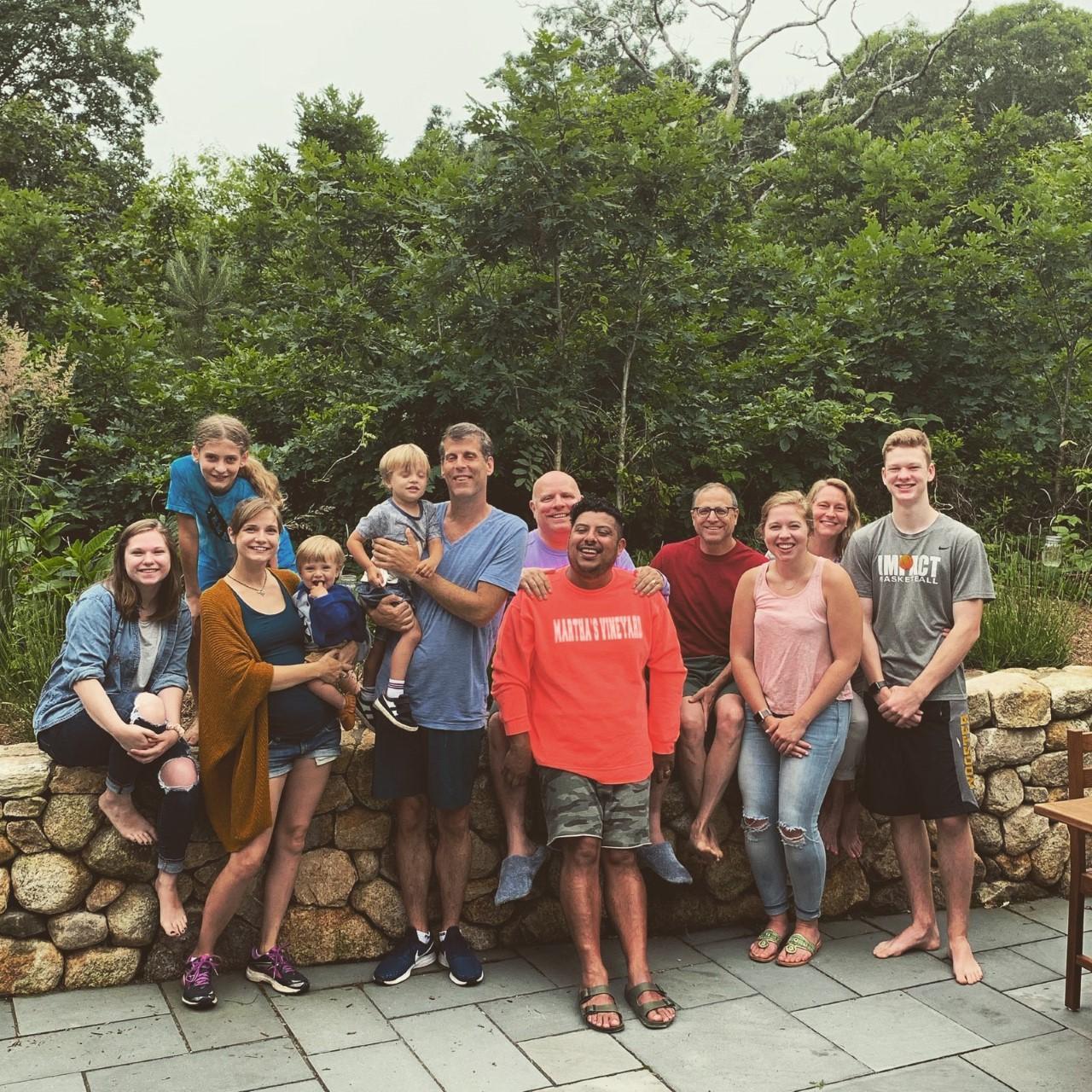 The whole clan in Martha's Vineyard