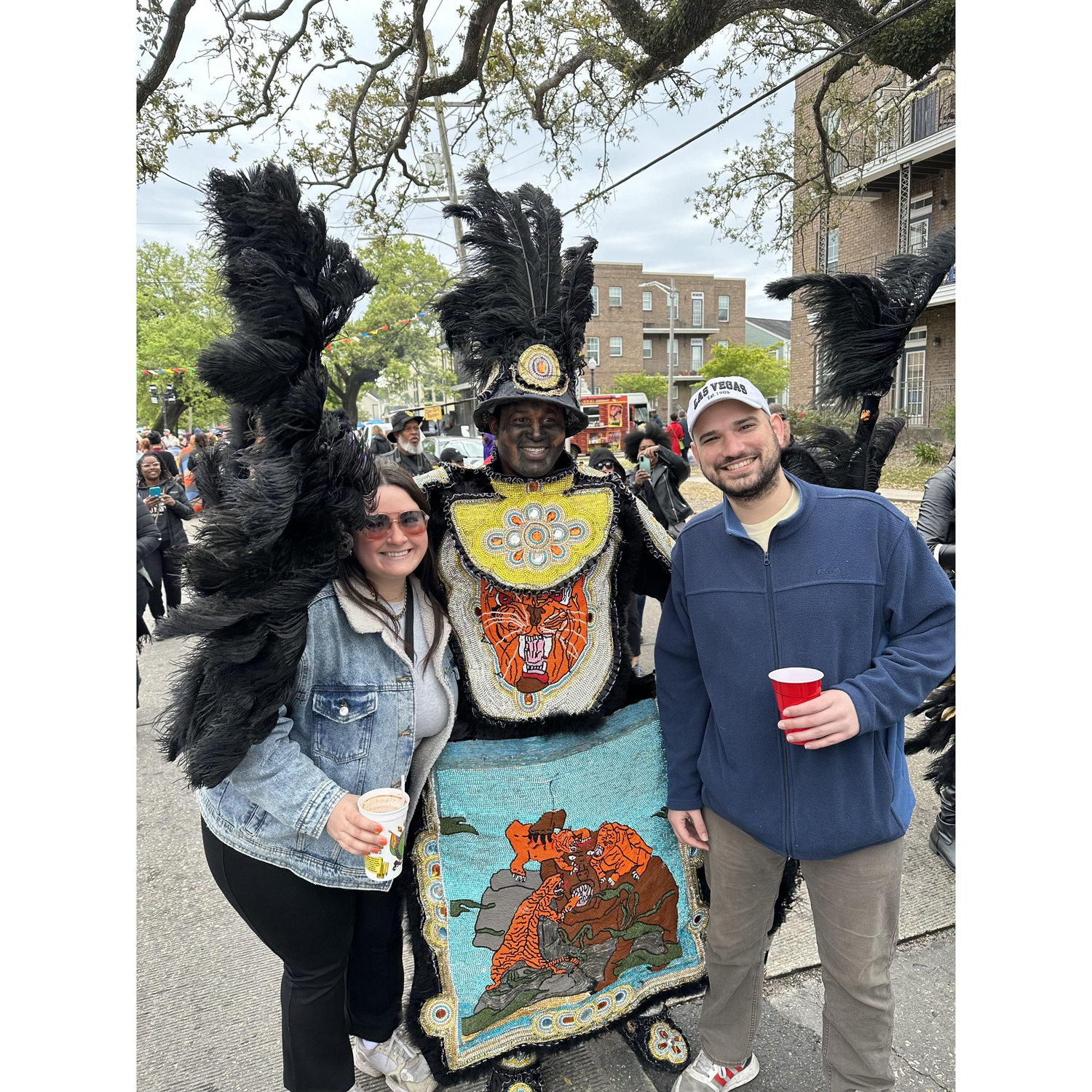 Hanging our with the Mardi Gras Indians on Super Sunday