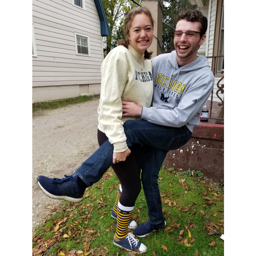 In Michigan with friends for a football game we never ended up going to in November 2017.