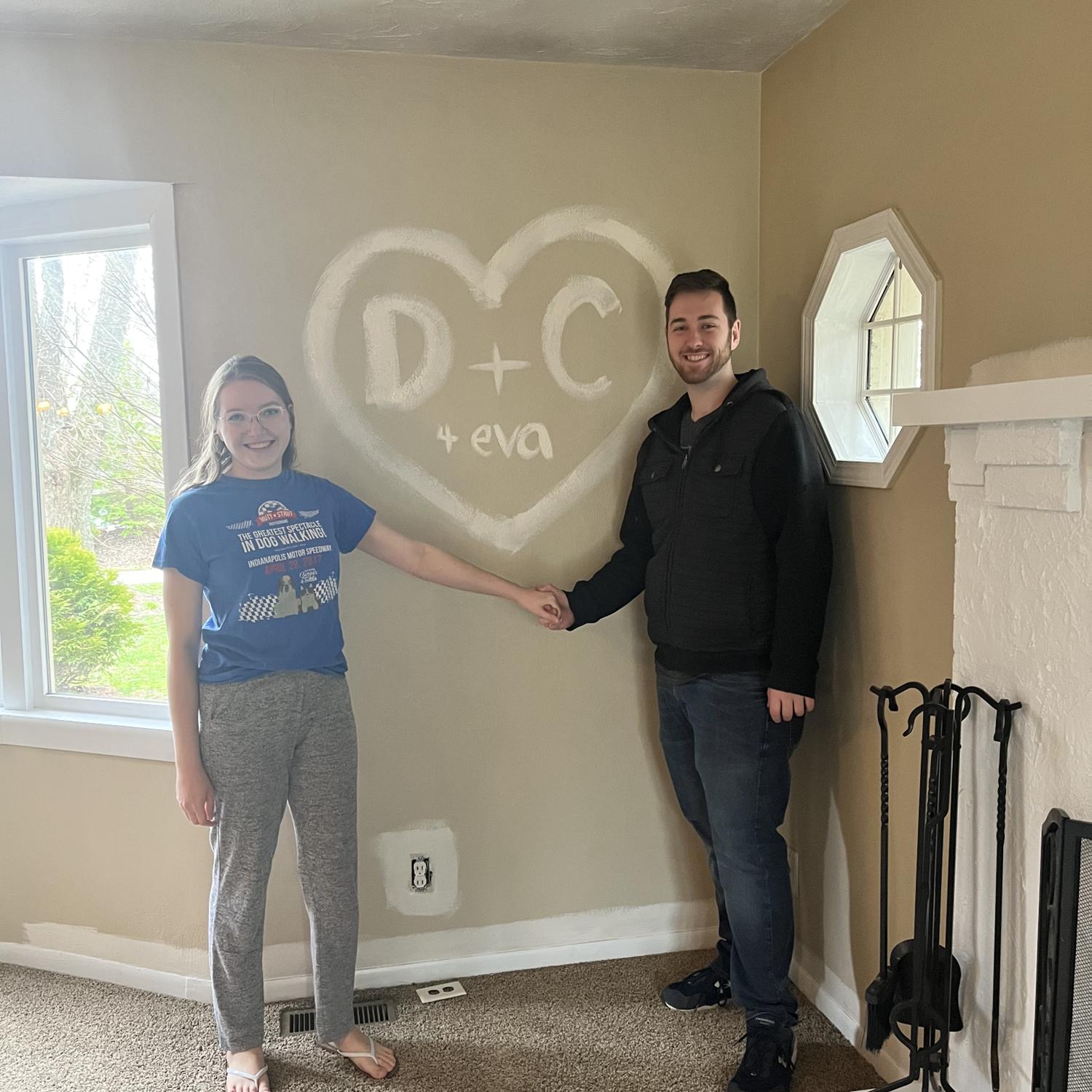 Day one of many spent fixing up our home