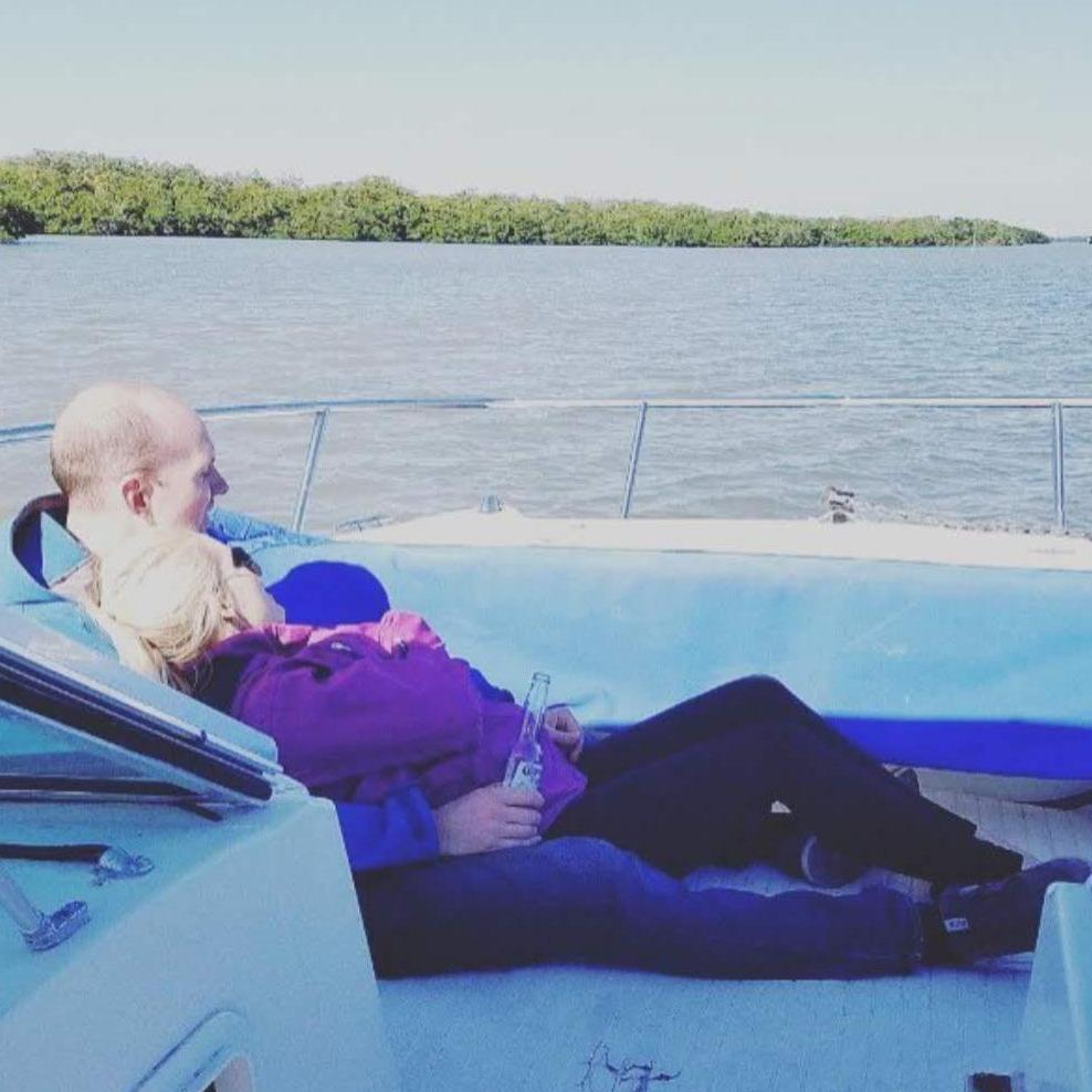 Boat ride with Shawn and Christina during our visit to see them in Fort Meyers, FL.