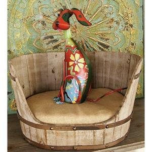 Barnaby Wood and Fabric Dog Bed
