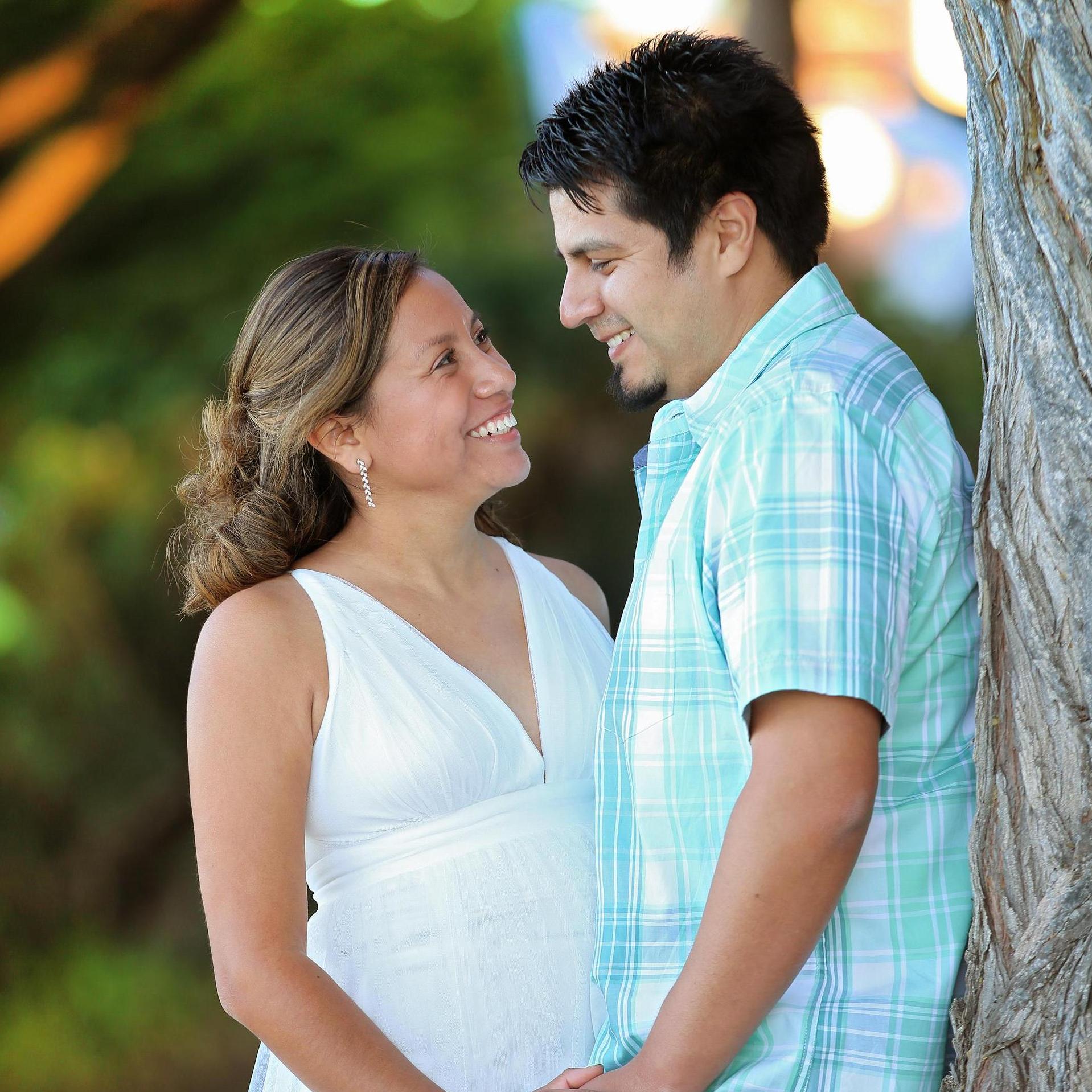 One of our best pictures from the photo shoot, Lopez Photography caught our personalities great!
