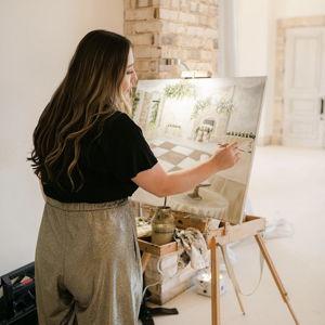 LIVE WEDDING PAINTING — Hannah Faith Creations