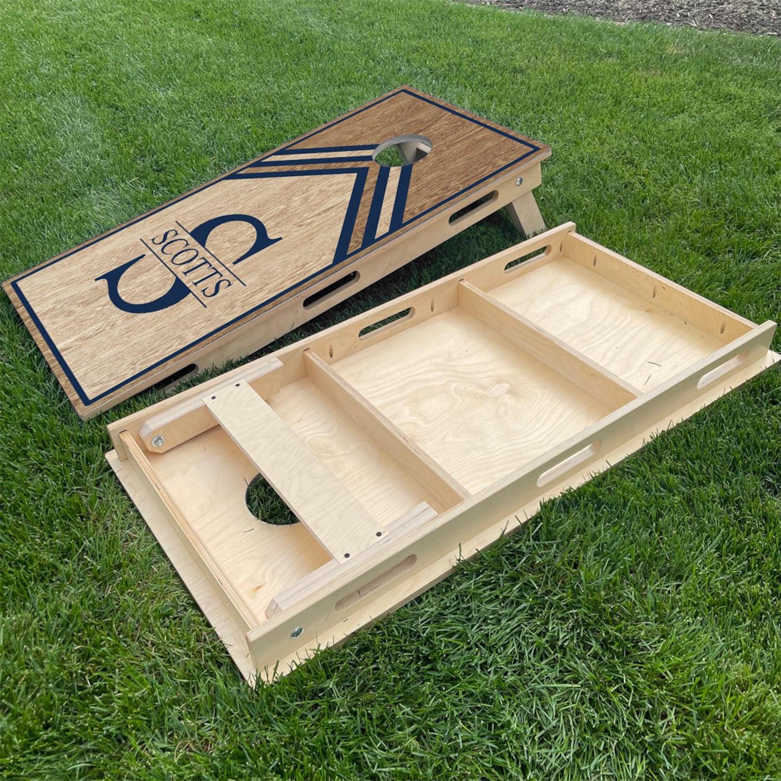 Custom "Taylor" "T" Cornhole Board