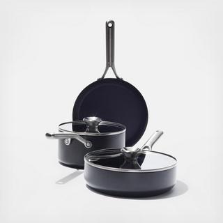 Ceramic Professional Non-Stick Cookware Set, 5-Piece