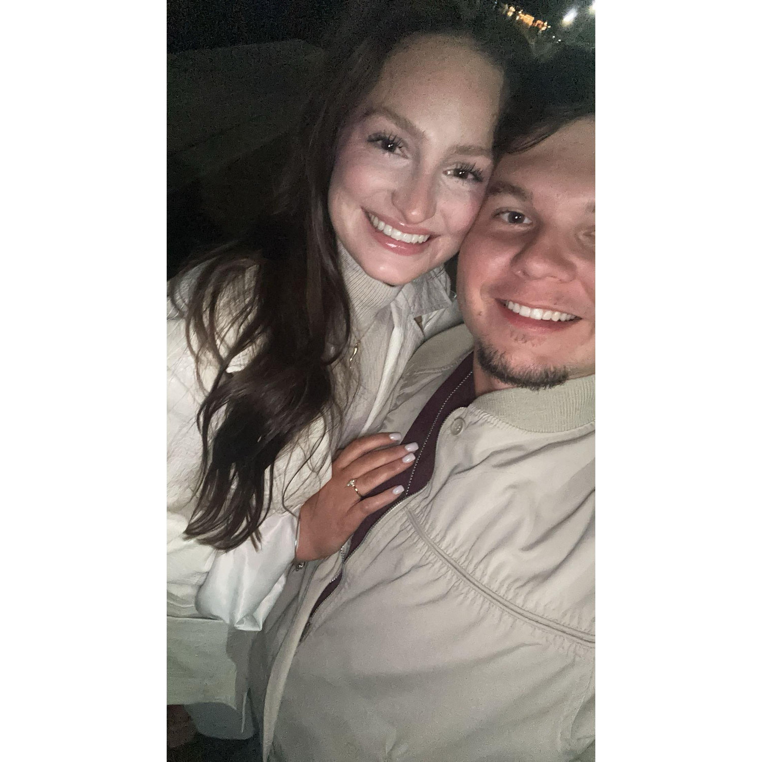 The first night of our beginning!