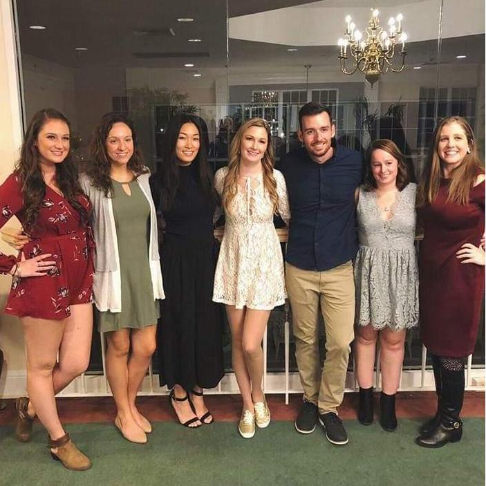 Kaitlynn, Brittany, MJ, Kayla, Daniel, Courtney and Brooke