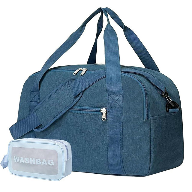 18" Carry on Bag with Laptop Compartment & Wet Pocket 15.6 Inch Underseat Personal Item Travel Bag 18x14x8 Travel Duffel