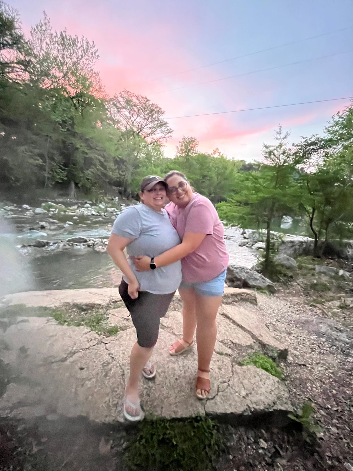 Taken just a couple hours before we got engaged. I knew when I saw that sunset, it was a sign that I was making the right decision.