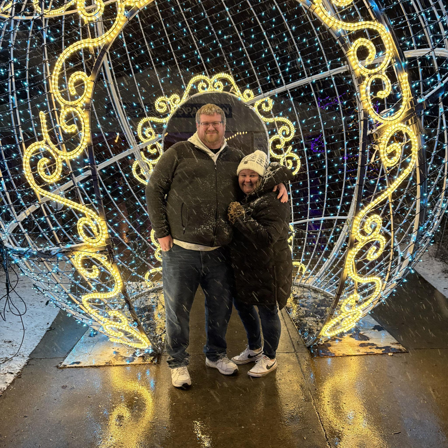 Zoo Lights at the Detroit Zoo.