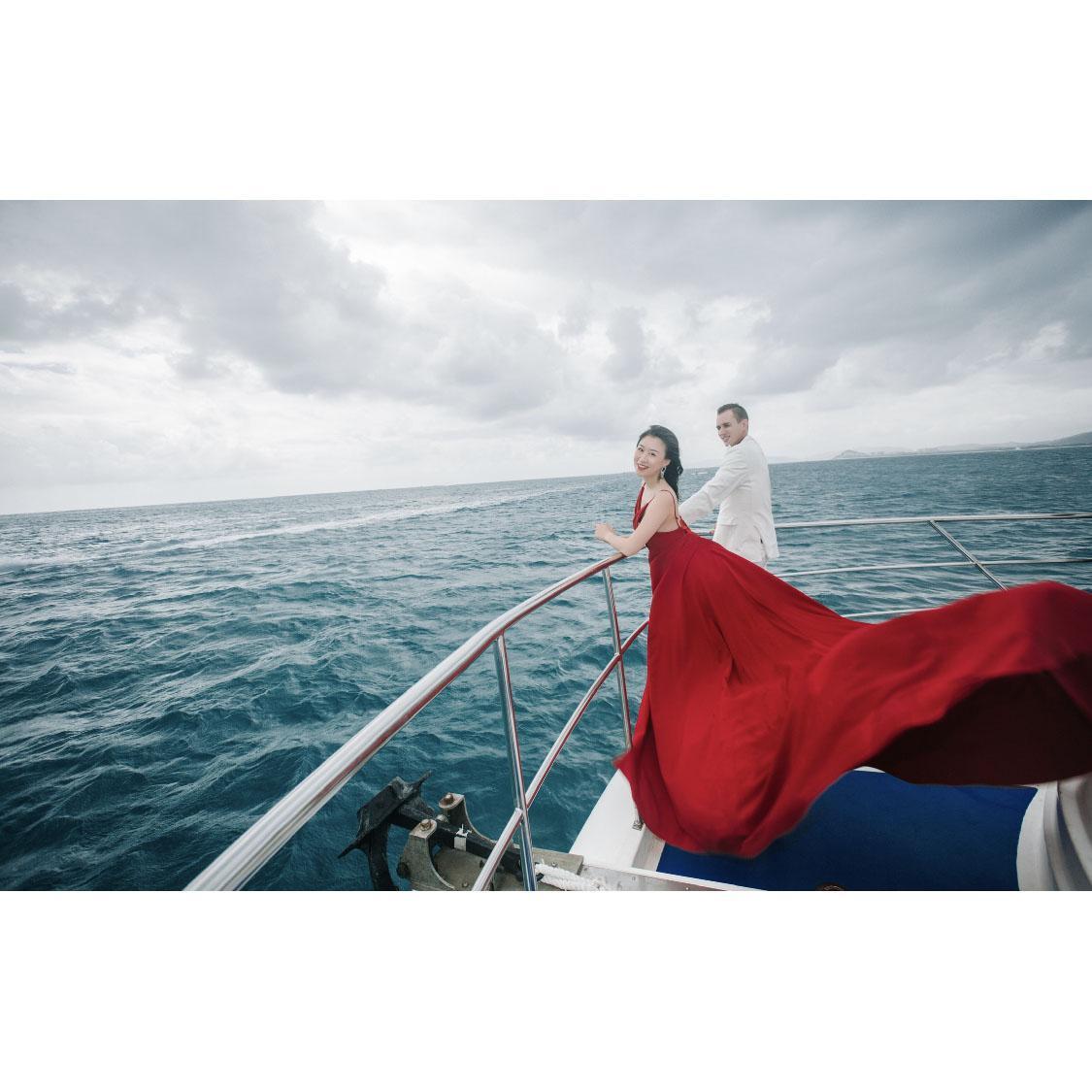 11/30/2019 pre-wedding photo shoot in Sanya, China