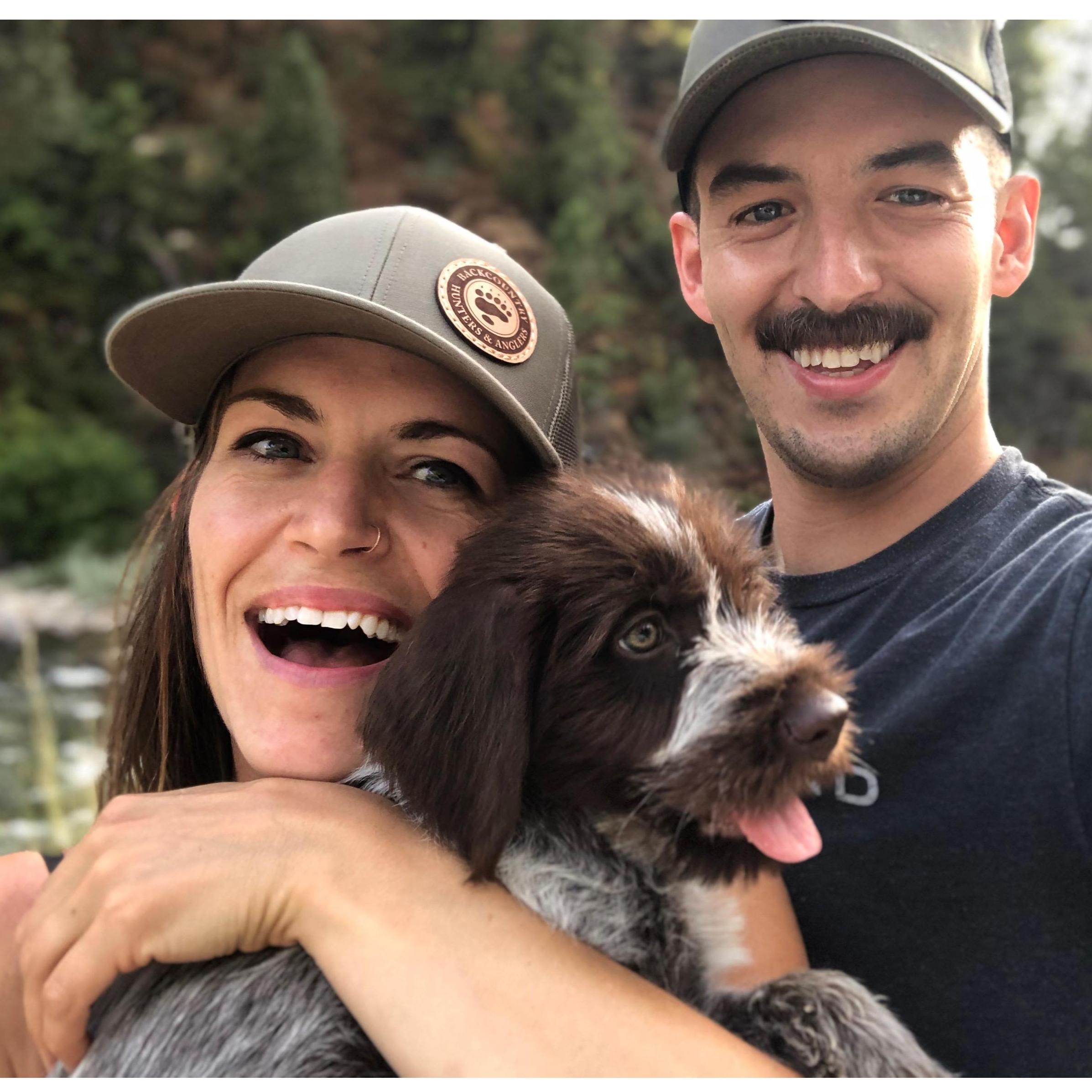 The day we picked up our 1st pup. (2019)