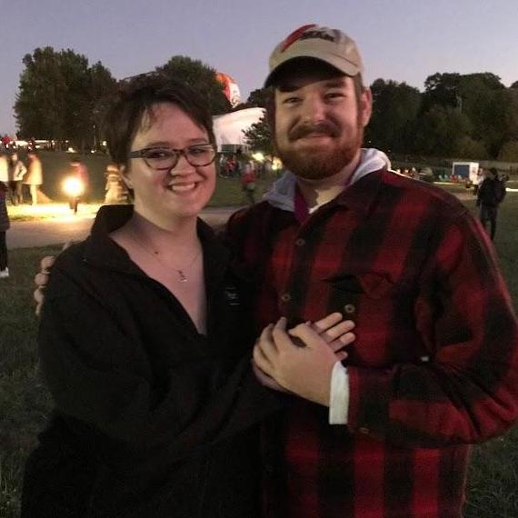 One of our first photos together at Conner Prairie.