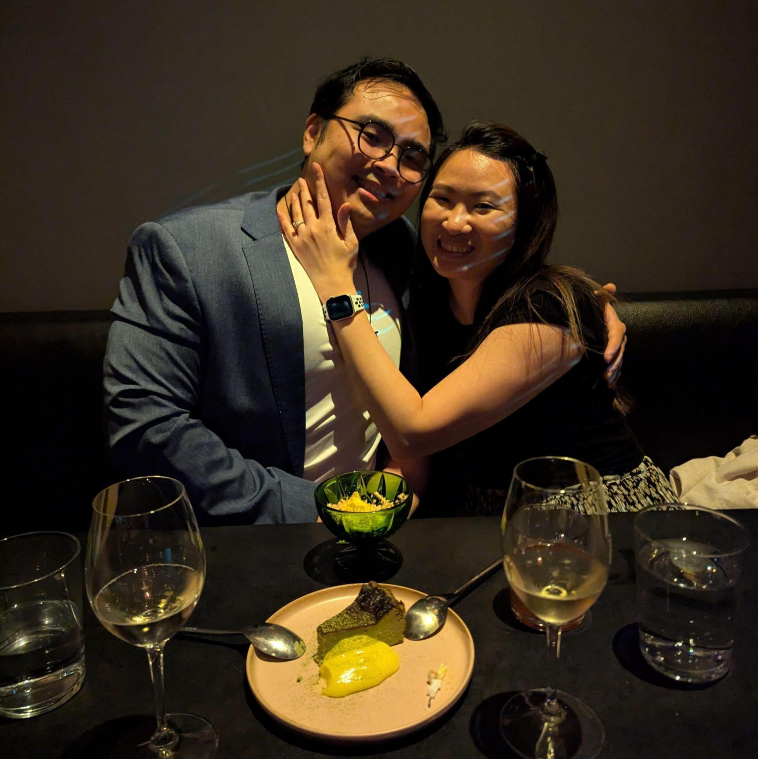 The night Ting popped the question.