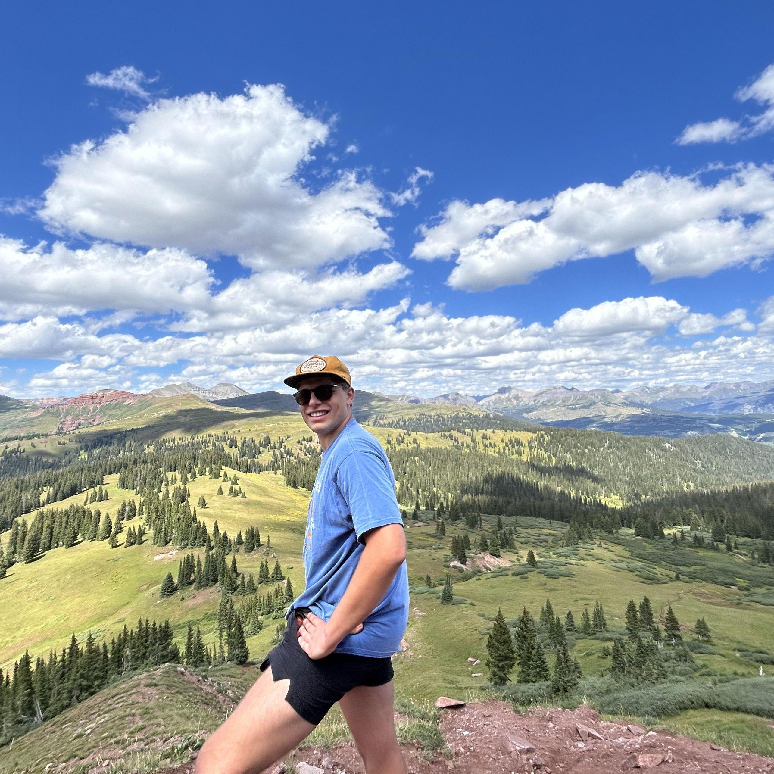 Kylee's favorite view on Engineer mountain... again! She will never get tired of it.