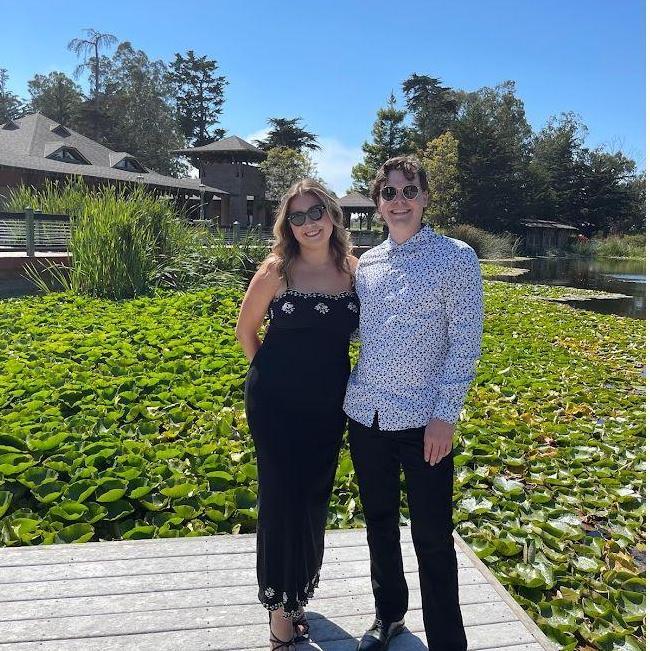 Celebrating friends getting married