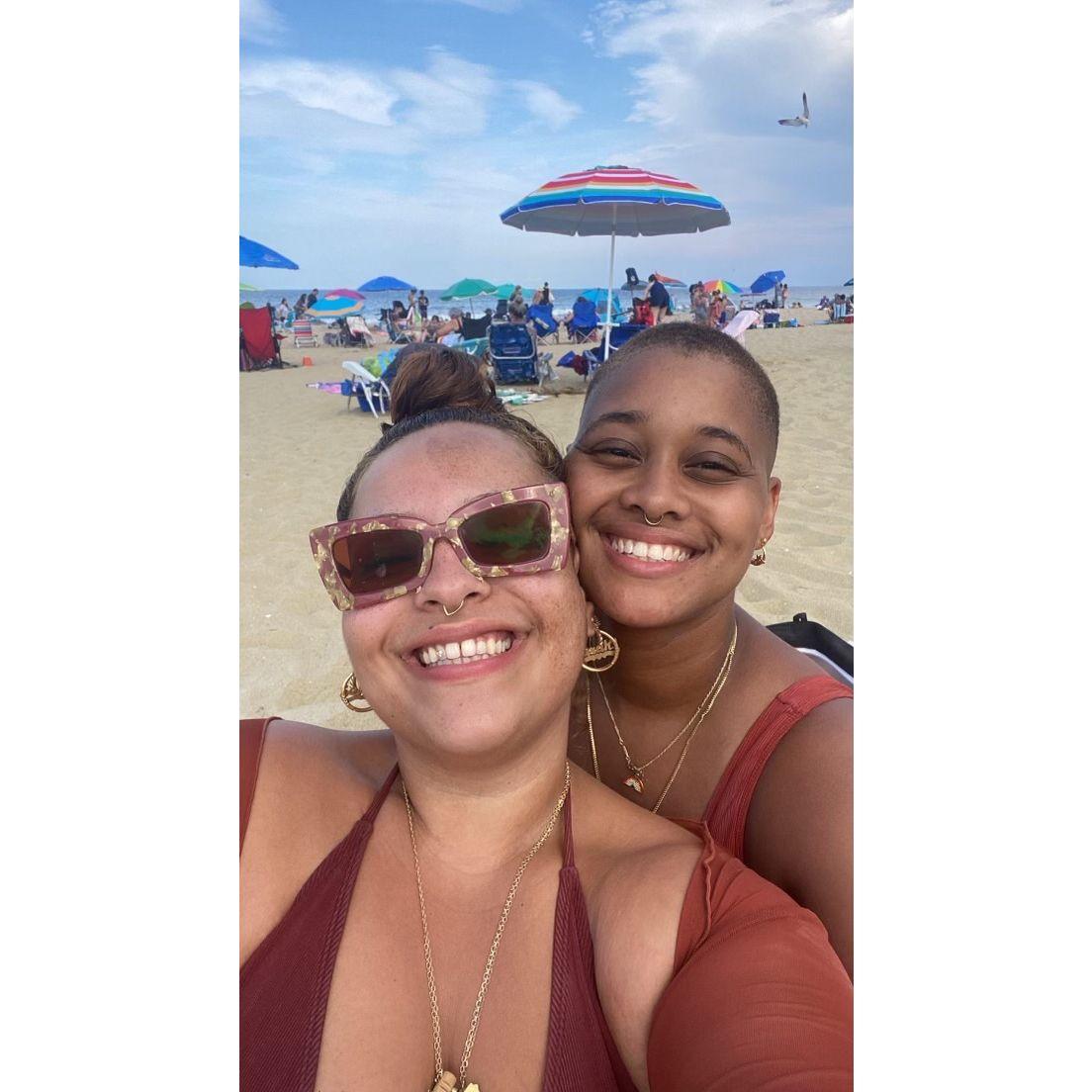 Beach day at Ocean Grove -- our favorite! Summer 2022