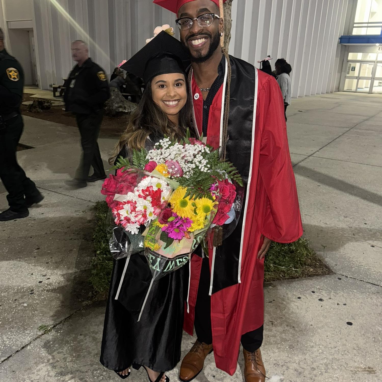 Graduating together from Polk State in 2024