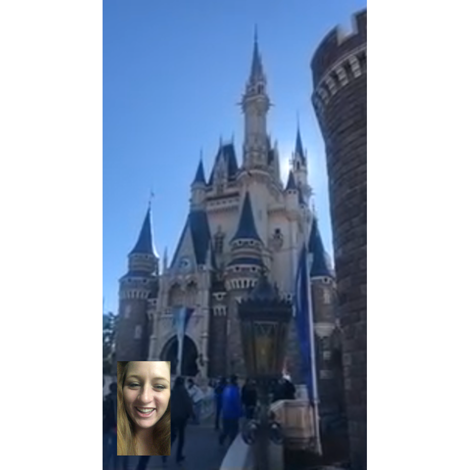 When Nick Facetimed me for the first time he visited Disney Toyko