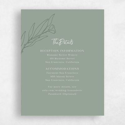 Sage, Green Wedding Enclosure - Pistoia