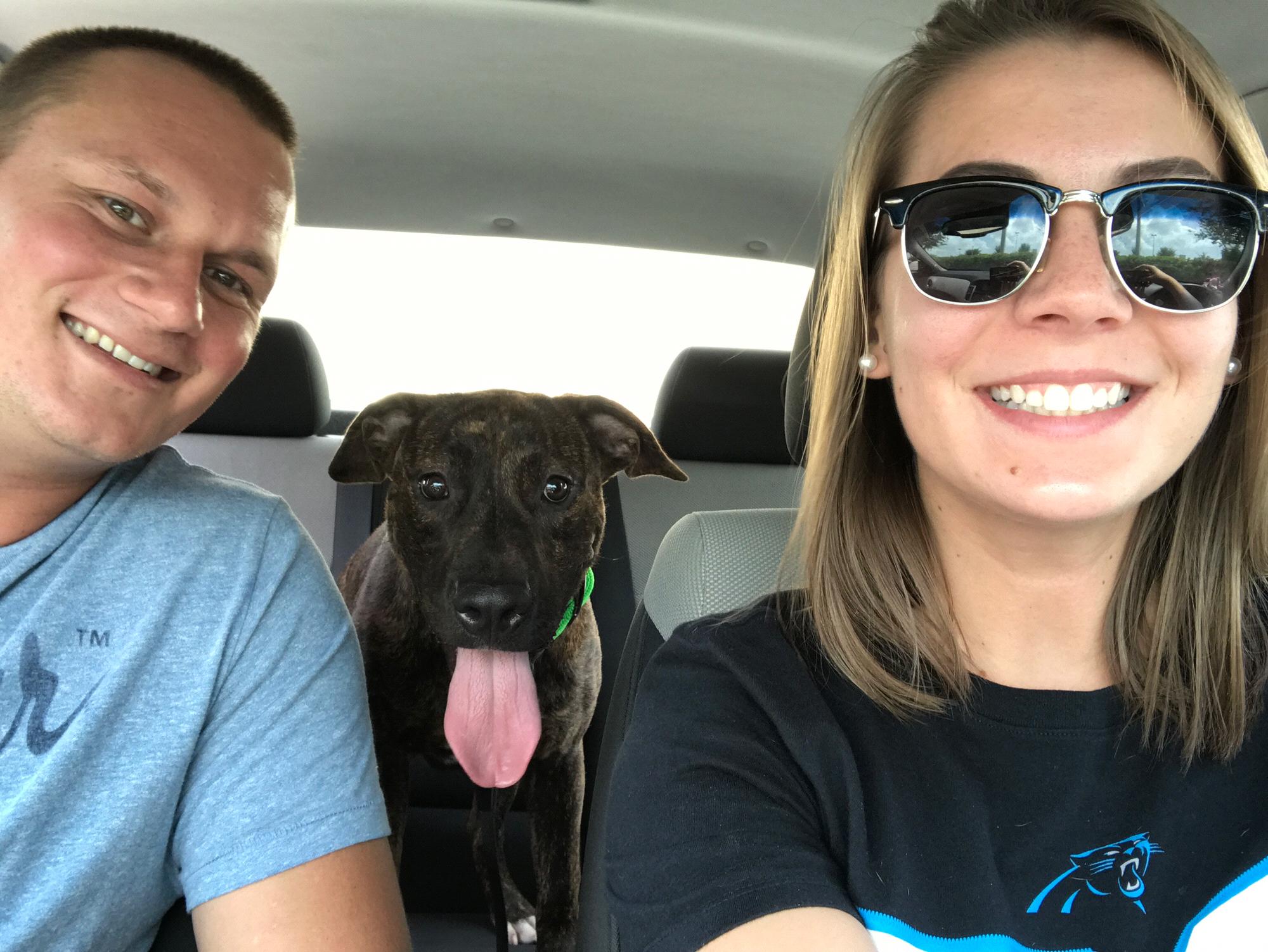 First family photo with baby Jake