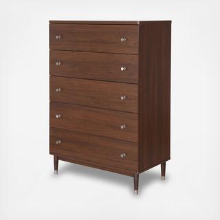 Olly Mid-Century Modern 5-Drawer Chest