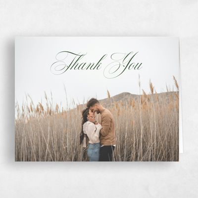 Rich Moss, Green Wedding Thank You - Jade Photo