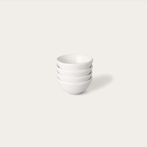 Little Bowls in Cloud White, Set of 4 | Fable