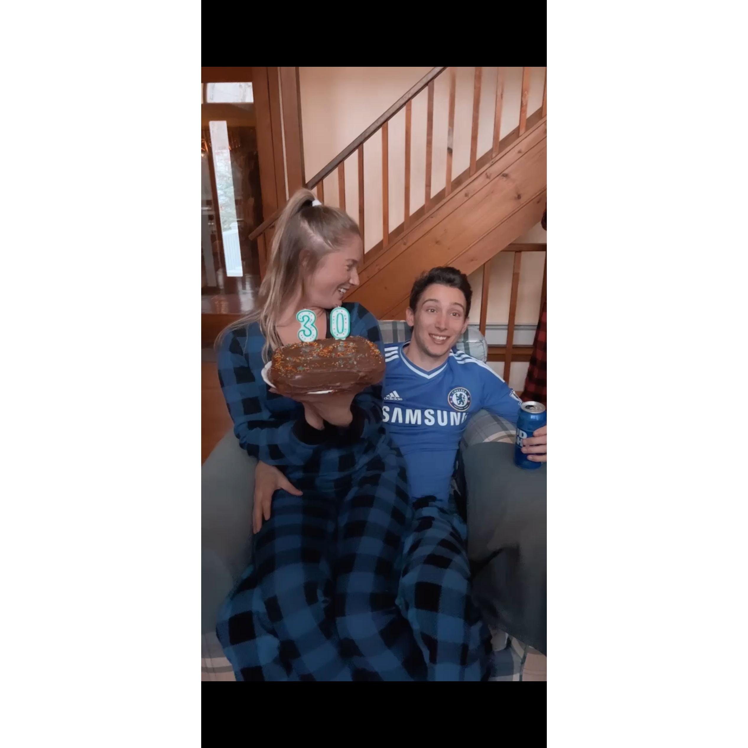 Right after I said my 30th birthday wish out loud. I wished to have a dog, a house and engaged by the same time the following year! Who knew that wish would come true!