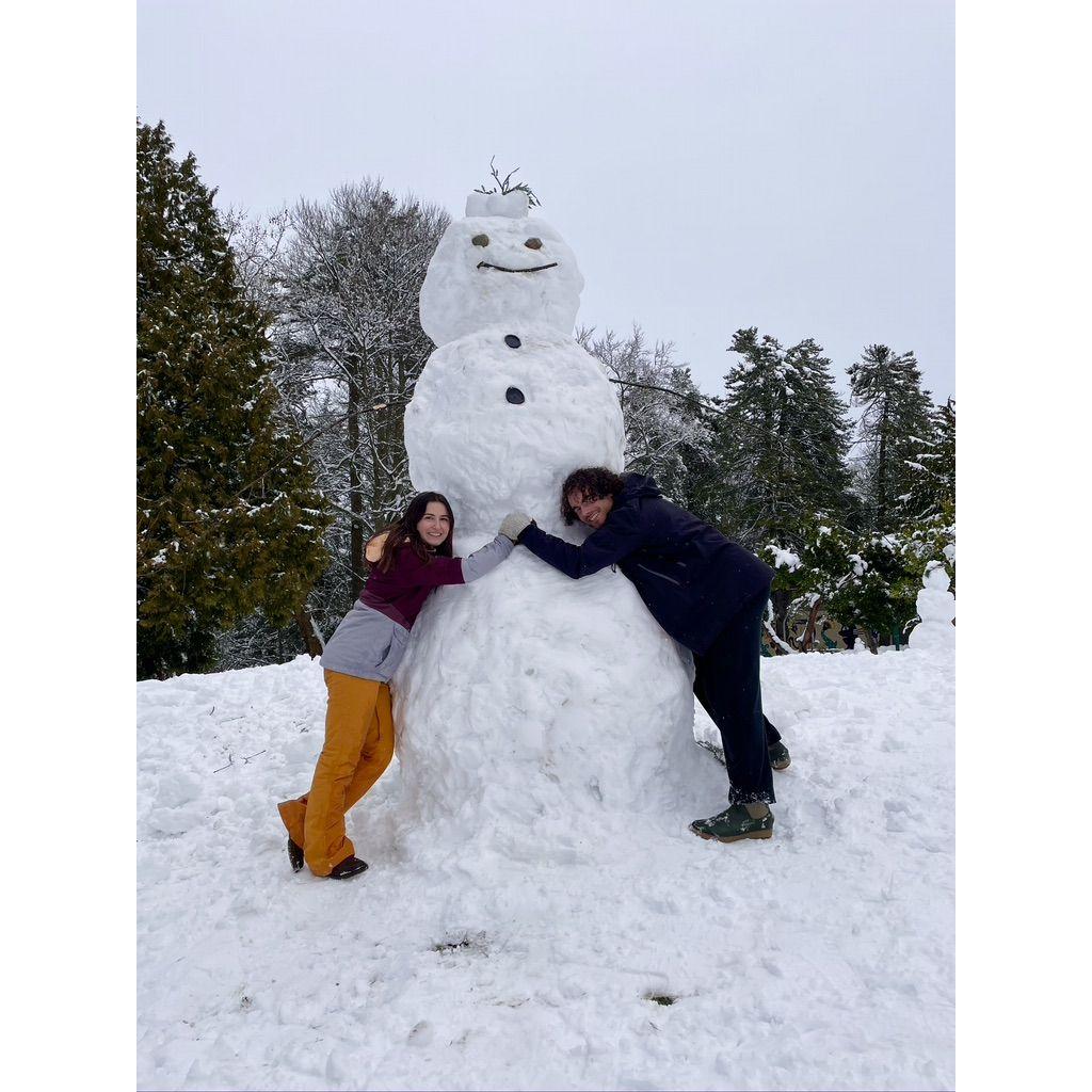 In honor of our snowy wedding weekend!