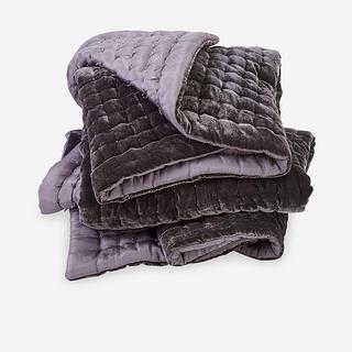 Luminous Velvet Throw
