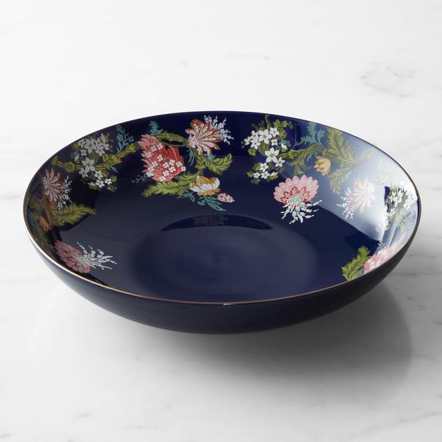 The House of Scalamandré Serving Bowl, Villa Melvi Blue
