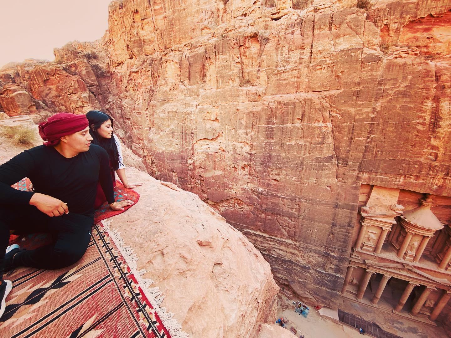On a magic carpet ride in Petra