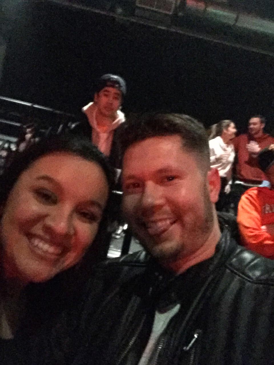 1st concert together. 6lack!! (that is not him behind us) 🤪