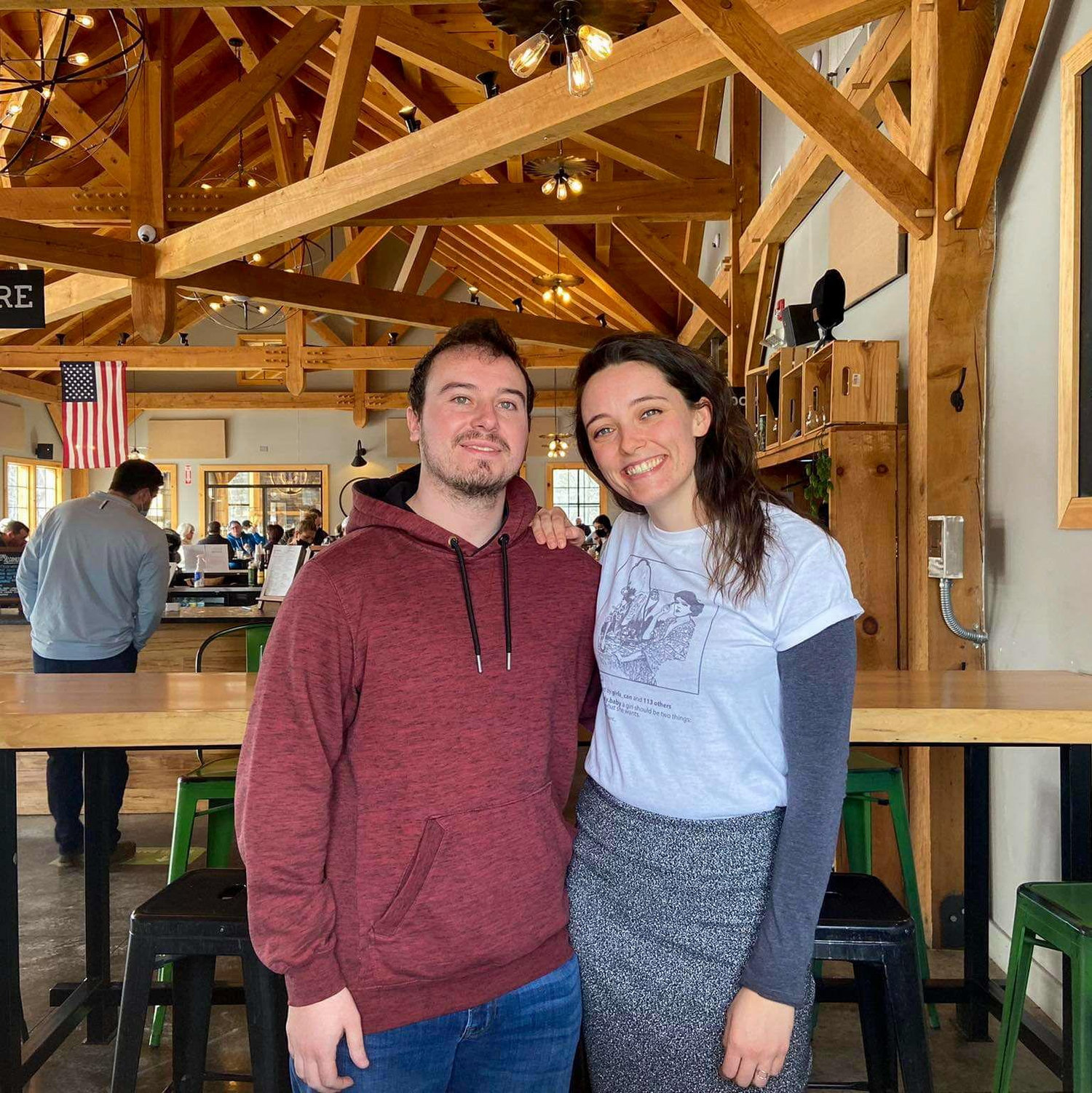 Our first photo together!