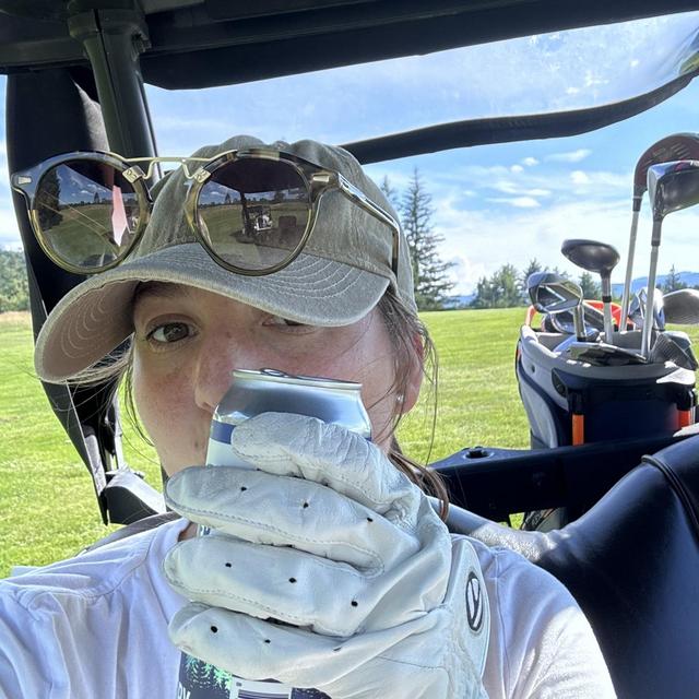 Golf Lessons for Emilia (much needed!!!!!)