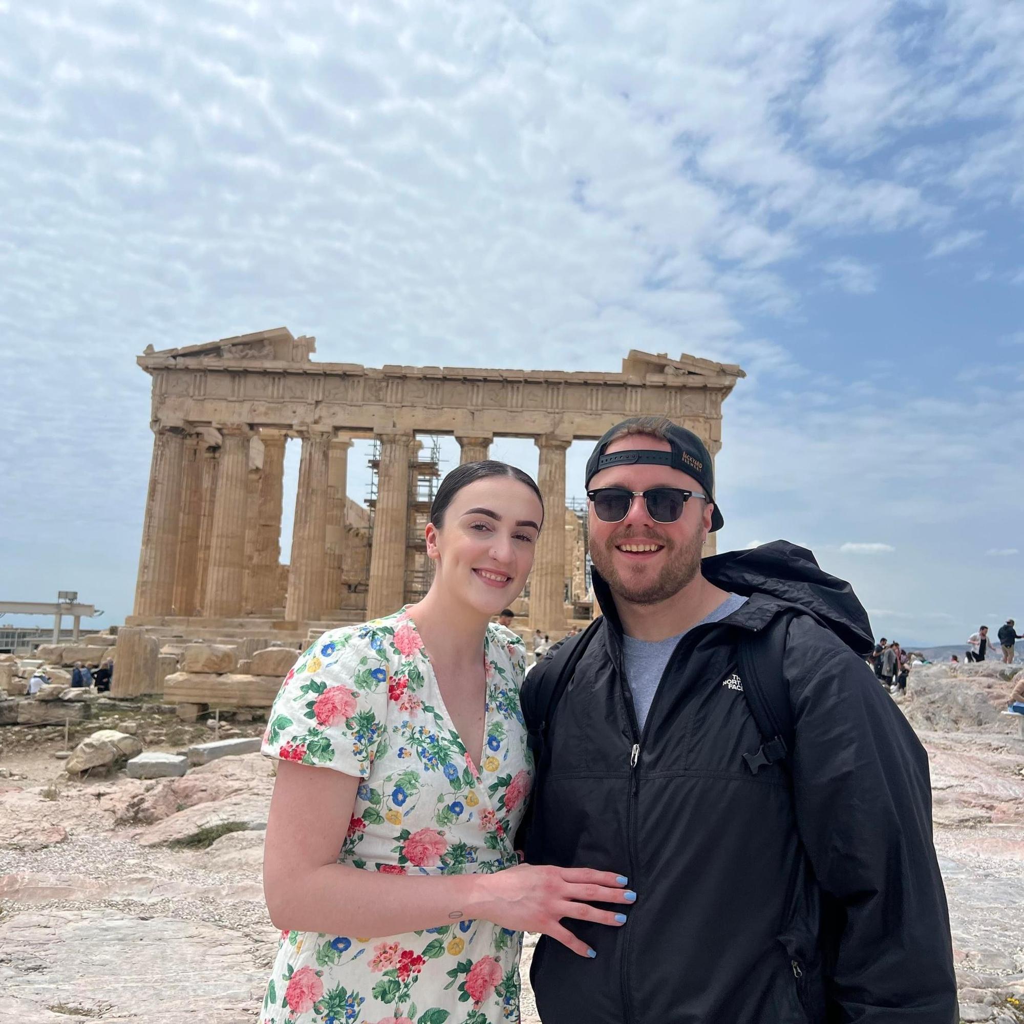 Our first trip together was in May of 2023 to Athens Greece