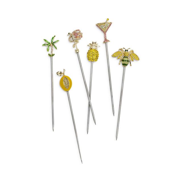 Joanna Buchanan Tropical Cocktail Picks, Set of 6