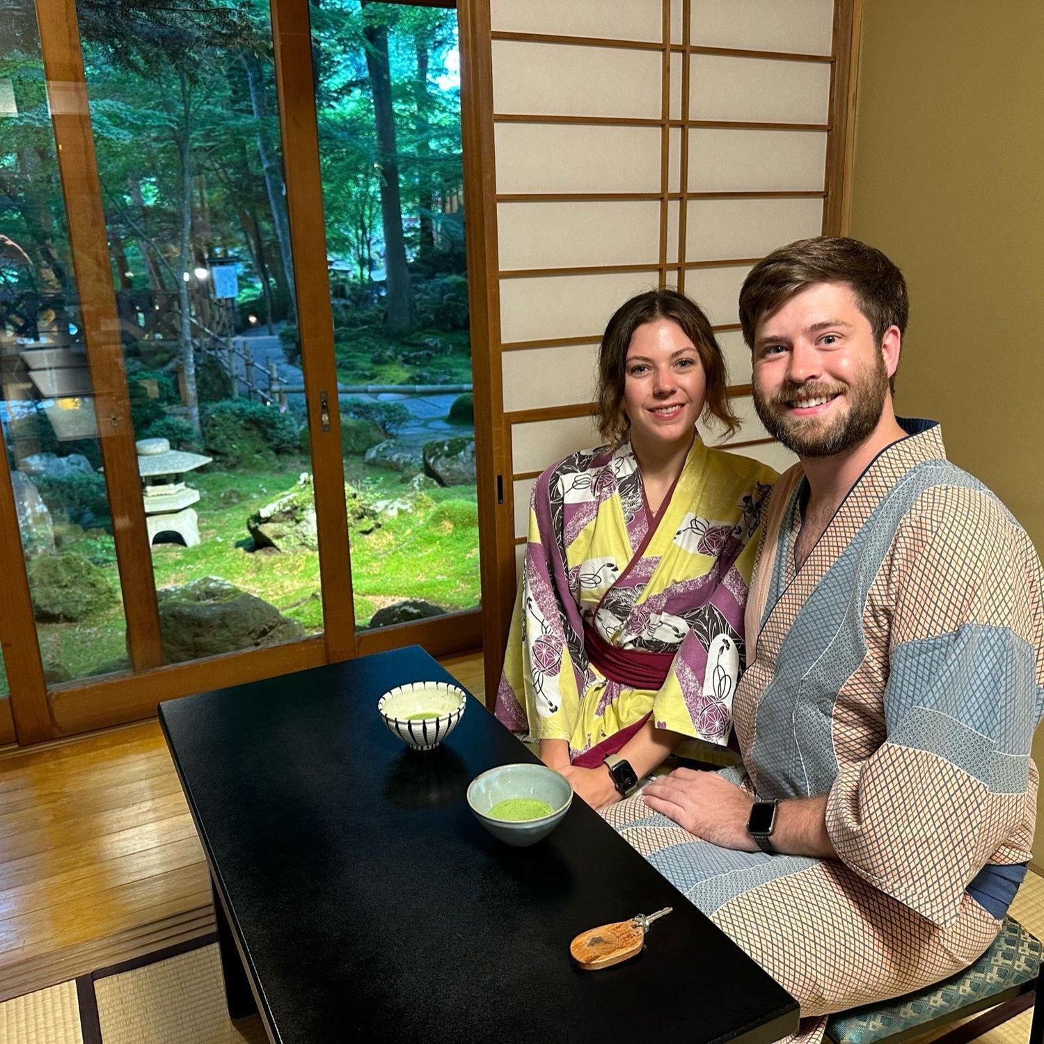 ryokan stay in japan. sadly did not get to keep our yukatas